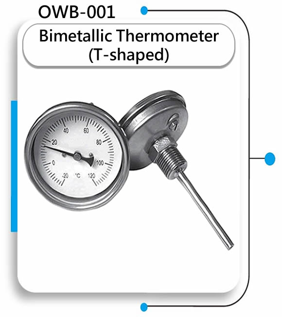 OWB-001 Bimetallic Thermometer (T-shaped)